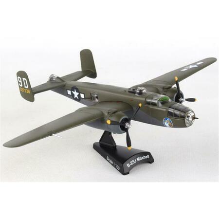 POSTAGE STAMP PLANES B25J 1-100 Briefing Time Diecast Airplane Model PO84356